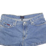 TOMMY HILFIGER Womens Denim Blue Cotton Blend Casual Shorts M W32 Classic Fit