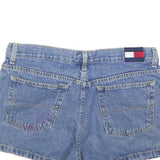TOMMY HILFIGER Womens Denim Blue Cotton Blend Casual Shorts M W32 Classic Fit