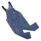 UFA Mens Blue Dungarees Regular Fit Denim XL W42 L30 Classic Workwear