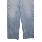 CARHARTT Mens Relaxed Light Blue Denim Jeans W40 L32 Classic Cotton Blend Zip