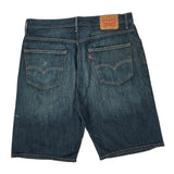 Levis Denim Shorts - 37W 10L Blue Denim