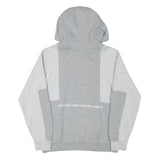 NIKE Mens Grey & Light Grey Air Pullover Hoodie S Comfortable Cotton Blend