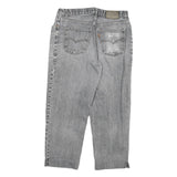 LEVI'S Womens Grey Relaxed Straight Denim Medium W30 L24 Casual Zip Jeans