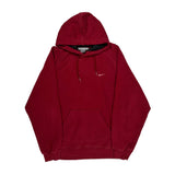 Nike Hoodie - Medium Red Cotton