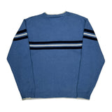 Tommy Hilfiger Striped Sweater - XL Blue Cotton