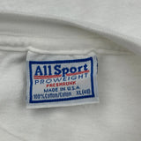 All Sport T-Shirt - XL White Cotton