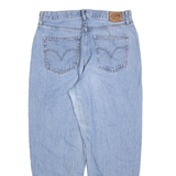 LEVI'S Womens Jeans Blue Loose Straight Denim Medium W32 L29 Vintage Style