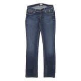 TOMMY HILFIGER Womens Jeans Blue Regular Straight Denim Medium W30 L30 Zip