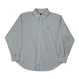 Ralph Lauren Striped Shirt - Small Blue Cotton