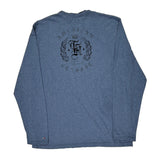 Tommy Hilfiger Long Sleeve T-Shirt - Large Blue Cotton