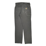 Carhartt Carpenter Trousers - 31W 32L Grey Cotton