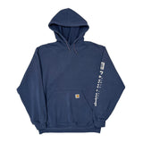 Carhartt Hoodie - XL Blue Cotton Blend