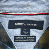 Tommy Hilfiger Checked Shirt - Medium Blue Cotton