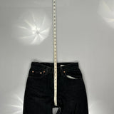 550 Levis Jeans - 28W UK 8 Black Cotton