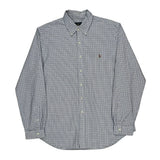 Ralph Lauren Checked Shirt - XL Blue Cotton