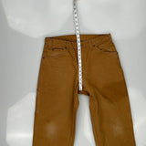 Dickies Carpenter Trousers - 33W 32L Brown Cotton