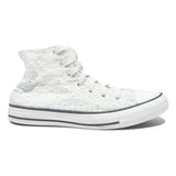 CONVERSE Chuck Taylor All Star Womens White Canvas High Top Trainers UK 6