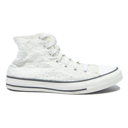 CONVERSE Chuck Taylor All Star Womens White Canvas High Top Trainers UK 6