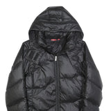 PUMA Womens Black Jacket UK 14 Polyester Zip Hooded Puffer Stylish Warmwear