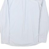 BOGNER Mens Blue & White Striped Shirt L Casual Cotton Blend Button Down