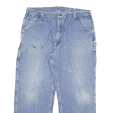 CARHARTT Mens Jeans Blue Relaxed Straight Denim Medium W38 L30 Workwear Utility