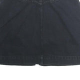BDG Womens Black Cotton Mini Skirt Zip Front Casual Pocket Design Size S