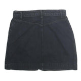 BDG Womens Black Cotton Mini Skirt Zip Front Casual Pocket Design Size S