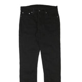 LEVI'S Mens Black Regular Fit Straight Denim Jeans Cotton Blend W31 L32 Zip