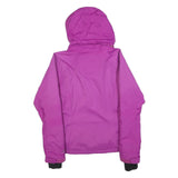 COLUMBIA Womens Purple & Lime Zip Jacket M Polyester Blend Outdoor Lightweight