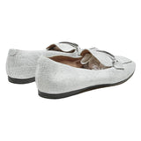 BOSS Womens Leather Loafers White UK 4 Flat Stylish Comfortable Casual