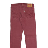 LEVI'S 511 Slim Mens Jeans Red Slim Skinny Denim W31 L32 Classic Fit Stretch
