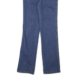 Mens Blue Regular Fit Straight Leg Denim Jeans W28 L31 Cotton Blend Zip
