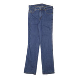 Mens Blue Regular Fit Straight Leg Denim Jeans W28 L31 Cotton Blend Zip