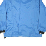 NIKE Mens Blue & Black Athletic Jacket XL Polyester Blend Plain Zip Sportswear