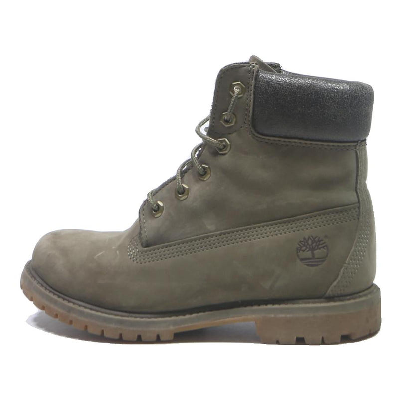 TIMBERLAND Womens Lace-Up Boots Leather UK 4.5 Casual Outdoor Durable