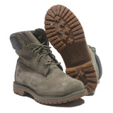 TIMBERLAND Womens Lace-Up Boots Leather UK 4.5 Casual Outdoor Durable