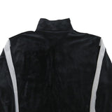 AIR JORDAN Womens Black & Grey Casual Jacket XS Polyester Blend Plain Zip Up