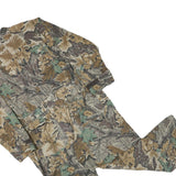 WALLS Mens Brown & Green Camouflage Cotton Blend Dungarees XL W40 L28 Work Wear