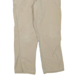 CARHARTT Mens Beige Cotton Blend Regular Leg Trousers W38 L30 Durable Workwear