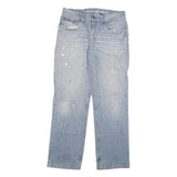 DICKIES Mens Regular Fit Light Blue Denim Jeans W34 L33 Classic Cotton Blend Zip