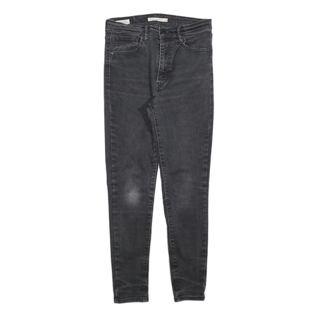 LEVI'S Big E Womens Jeans Black Slim Skinny Denim W28 L28 Authentic