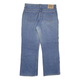 LEVI'S 602 Womens Jeans Blue Regular Straight Denim Medium W38 L30 Embroidered