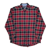 Tommy Hilfiger Checked Flannel Shirt - 2XL Red Cotton
