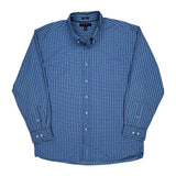 Tommy Hilfiger Checked Shirt - XL Blue Cotton