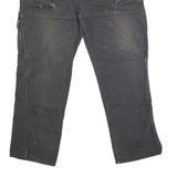 DICKIES Mens Black Regular Fit Straight Leg Denim Jeans W36 L30 Workwear Style