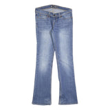 LEVI'S Womens Slim Blue Jeans Denim Light W28 L32 Stylish Casual Zip