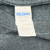 Raceway Park Gildan Graphic T-Shirt - Large Grey Cotton
