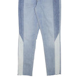 LEVI'S Womens Jeans Blue Slim Skinny Denim Light W24 L26 Patchwork Zip