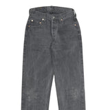LEVI'S 517 02 Womens Jeans Black Slim Straight Denim Raw W28 L32 Stylish Fit