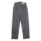 LEVI'S 517 02 Womens Jeans Black Slim Straight Denim Raw W28 L32 Stylish Fit